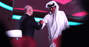 أمير قطر وانفانتينو