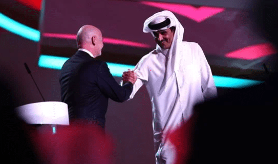 أمير قطر وانفانتينو