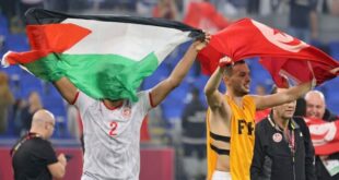 حمزة العبيدي - منتخب تونس الأولمبي - منتخب فلسطين الأولمبي