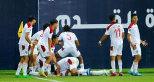 منتخب المغرب - منتخب فلسطين - كأس العرب للشباب 2022 - أنس ميموني