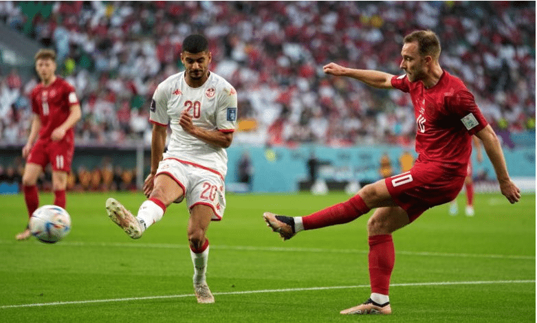 مباراة تونس ضد الدنمارك