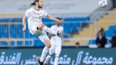 مباراة الشباب ضد ضمك - الدوري السعودي