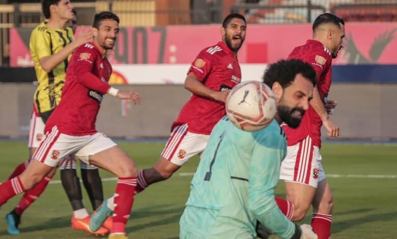 مباراة الأهلي ضد المقاولون العرب - الدوري المصري