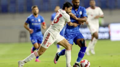 النصر يهزم الشارقة والوصل يستعرض قوته أمام خورفكان في الدوري الاماراتي