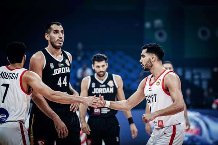 مصر ولبنان تعبران الأردن وكوت ديفوار في كاس العالم لكرة لسلة 2023